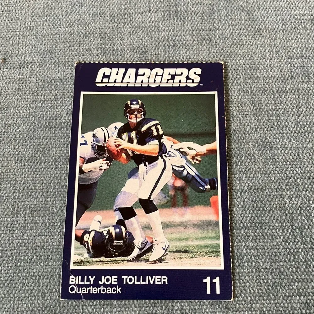 Chargers NFL Football Trading Card Football Card